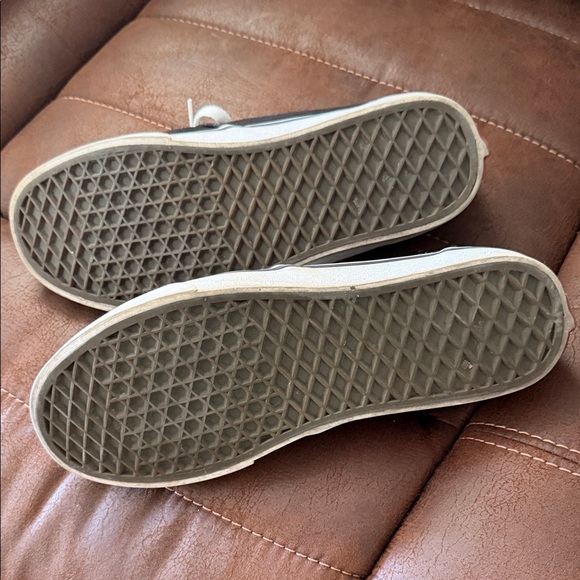 Vans Canvas Lace-Up Sneakers with White Laces - Picture 2 of 3